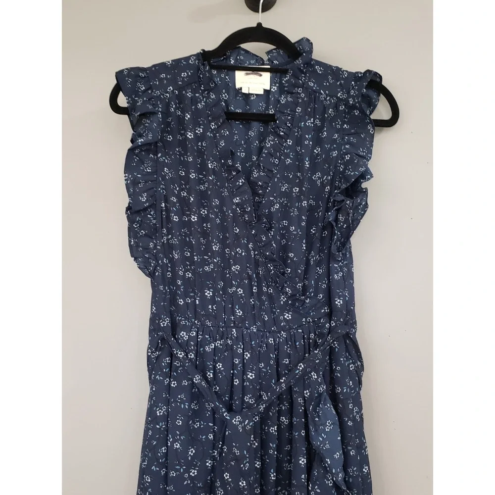 NEVER WORN Kate Spade New York Out West Wild RosE Ruffle Faux Wrap Dress Size 6